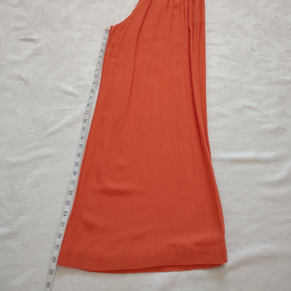 Sundance halter belted jumpsuit wide leg Pockets - Picture 5 of 13